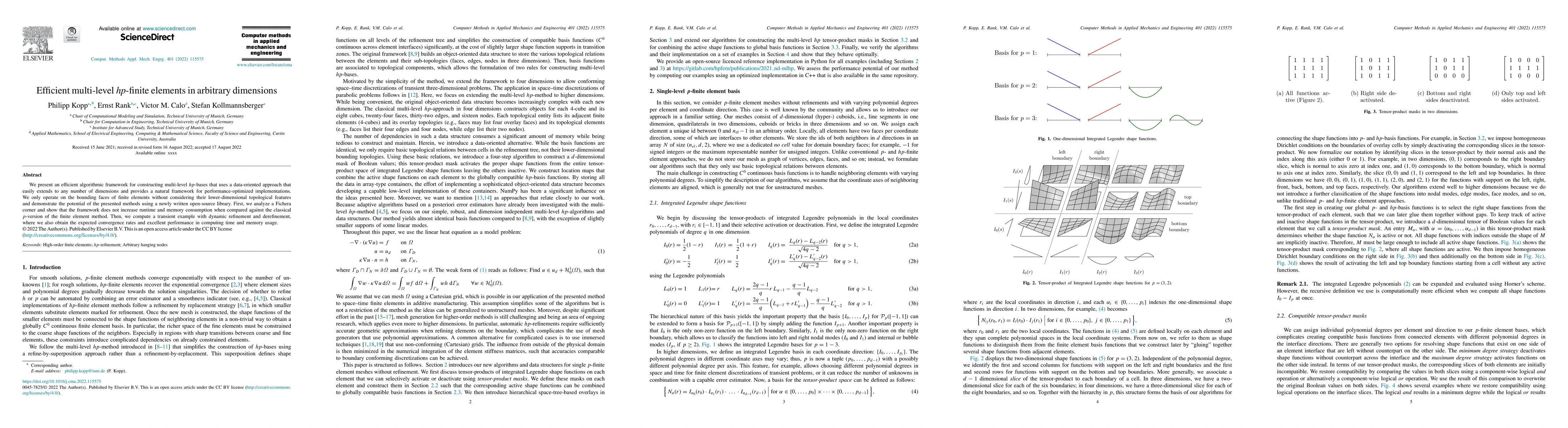 Thumbnail for Efficient multi-level hp-finite elements in arbitrary dimensions