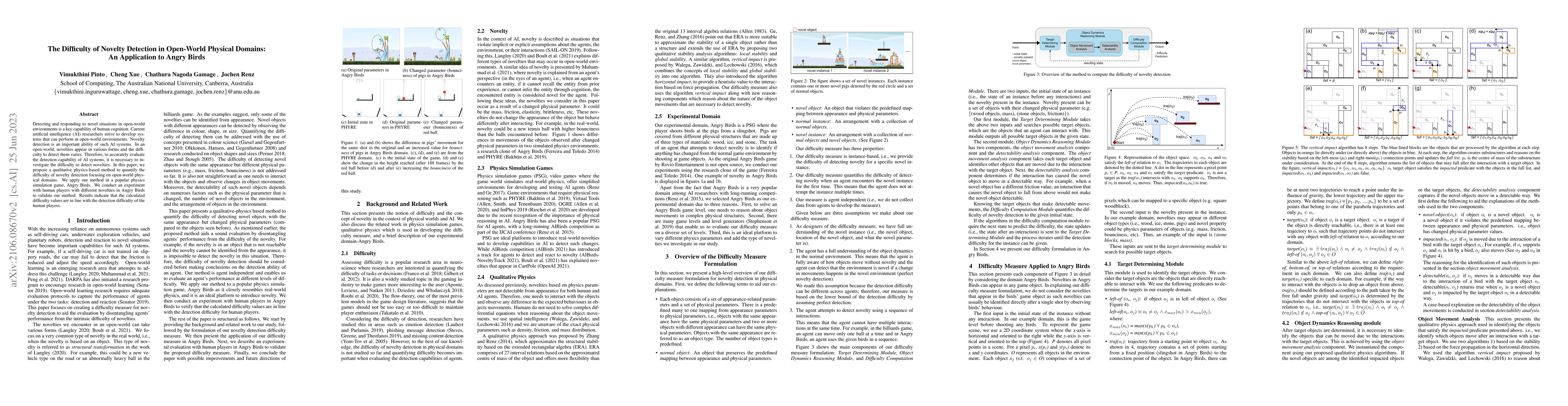 Thumbnail for The Difficulty of Novelty Detection in Open-World Physical Domains: An
  Application to Angry Birds