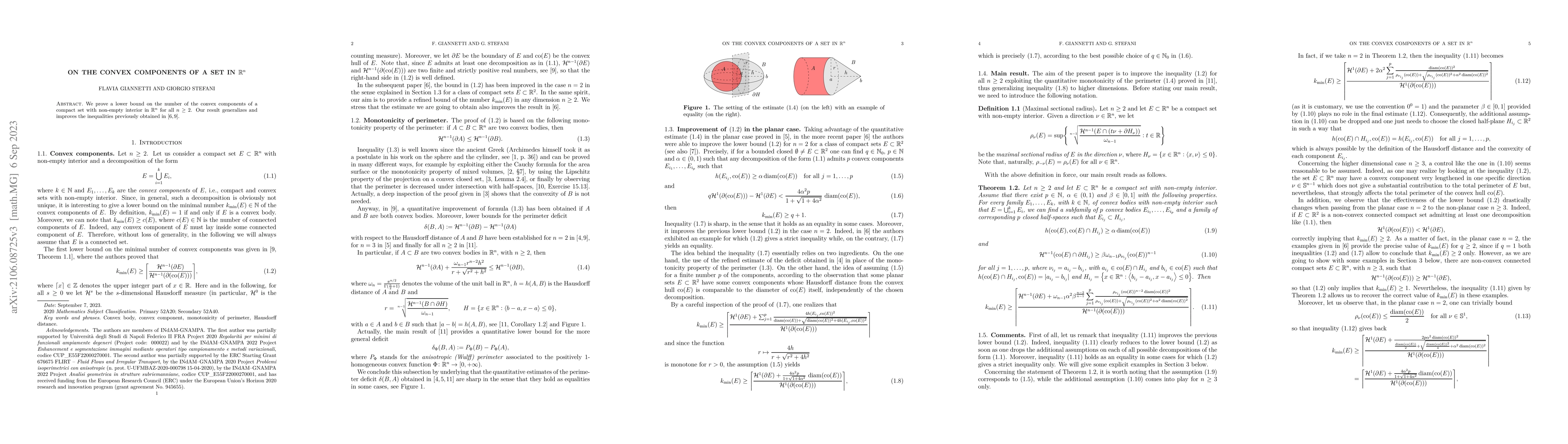 Thumbnail for On the convex components of a set in $\mathbb{R}^n$