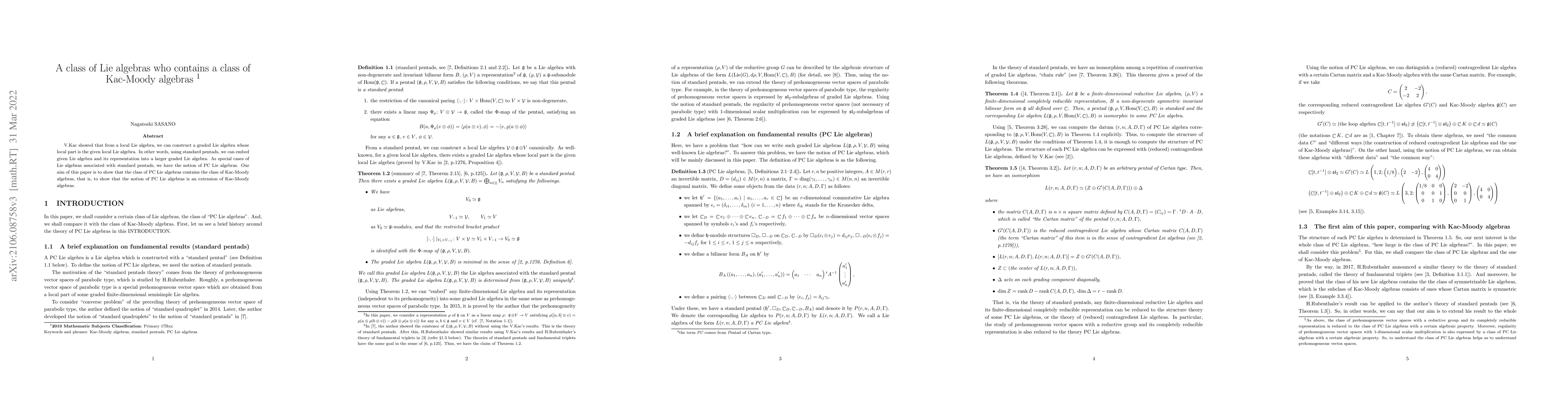 Thumbnail for A class of Lie algebras who contains a class of Kac-Moody algebras