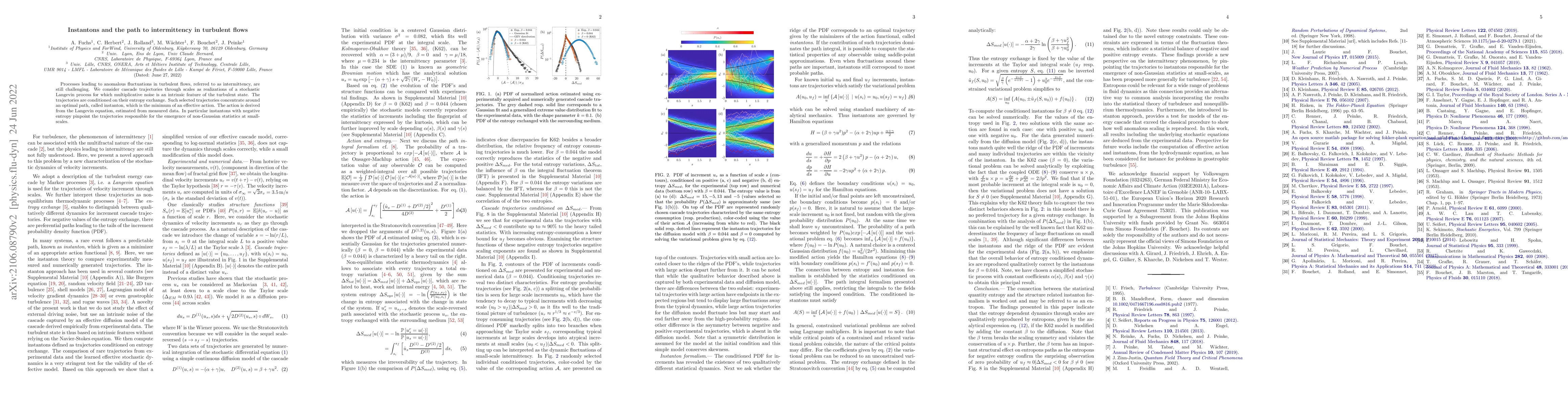 Thumbnail for Instantons and the path to intermittency in turbulent flows