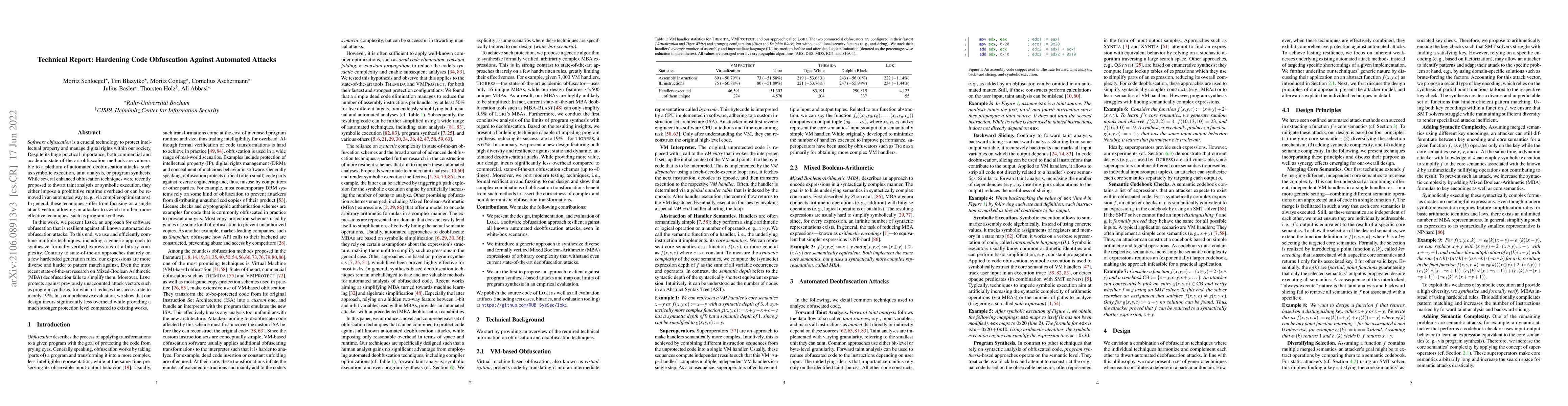 Thumbnail for Technical Report: Hardening Code Obfuscation Against Automated Attacks