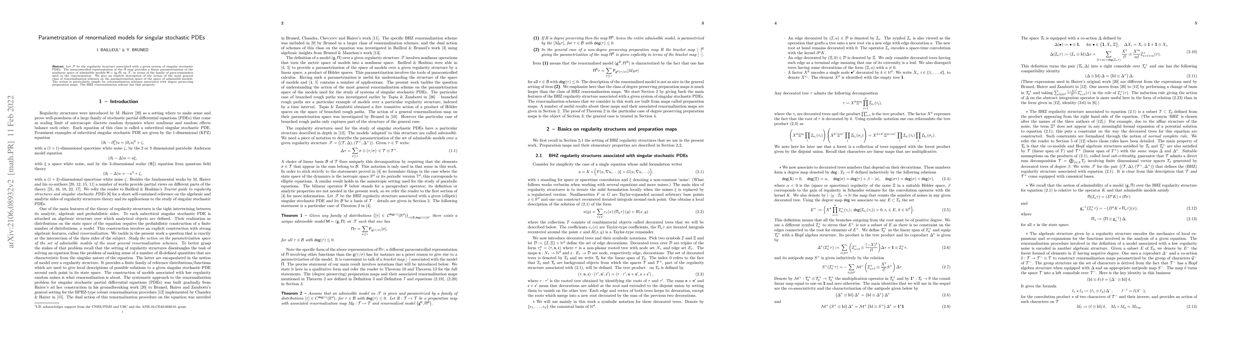 Thumbnail for Parametrization of renormalized models for singular stochastic PDEs