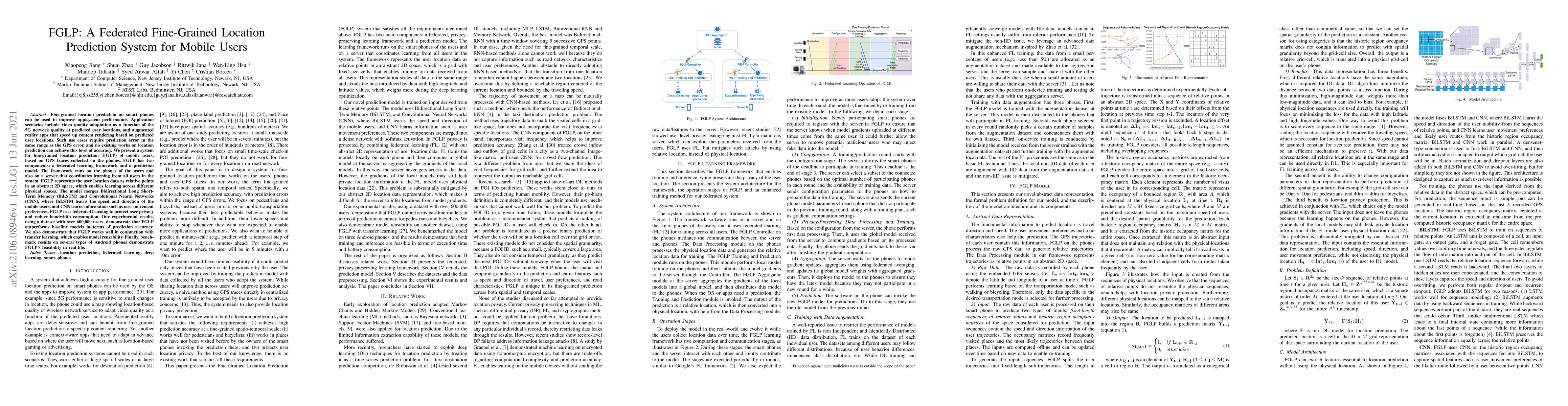 Thumbnail for FGLP: A Federated Fine-Grained Location Prediction System for Mobile
  Users