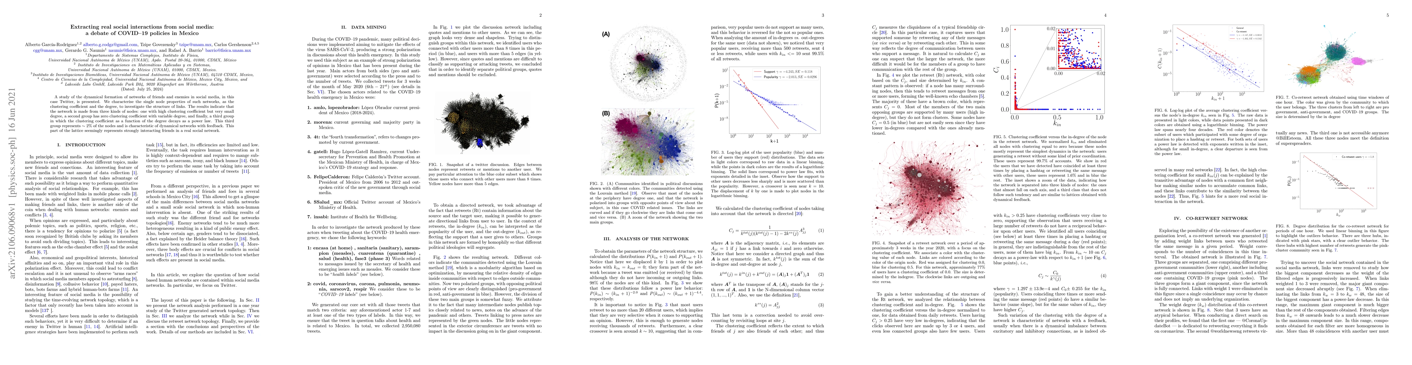 Thumbnail for Extracting real social interactions from social media: a debate of
  COVID-19 policies in Mexico