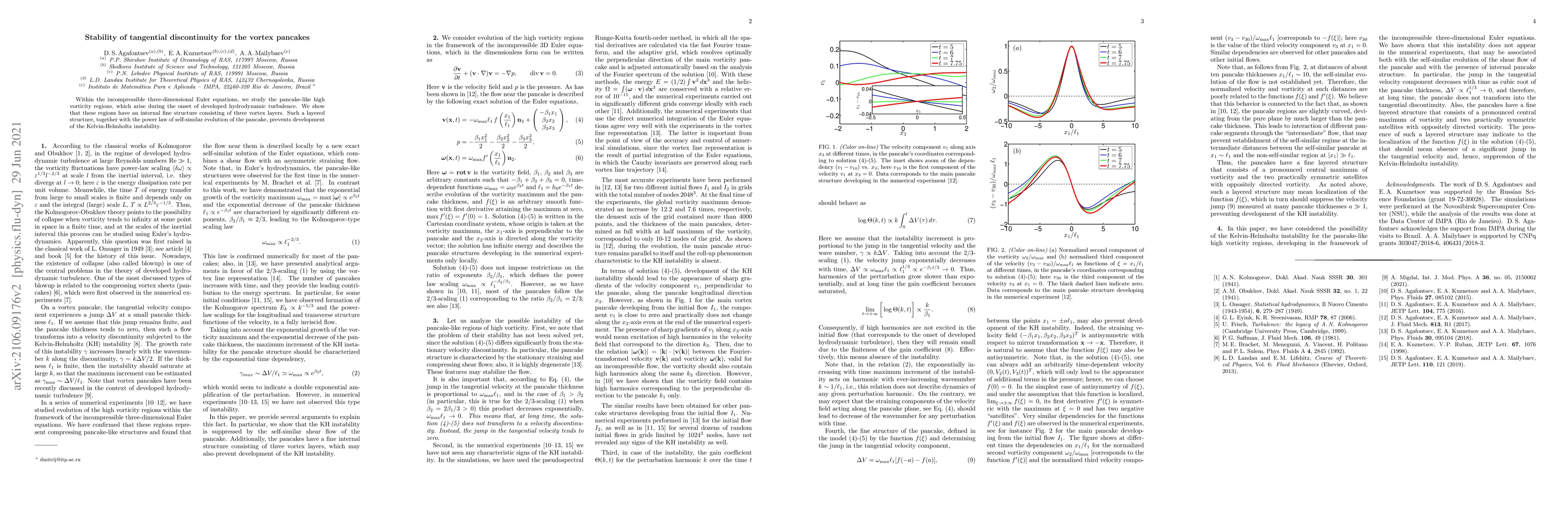 Thumbnail for Stability of tangential discontinuity for the vortex pancakes