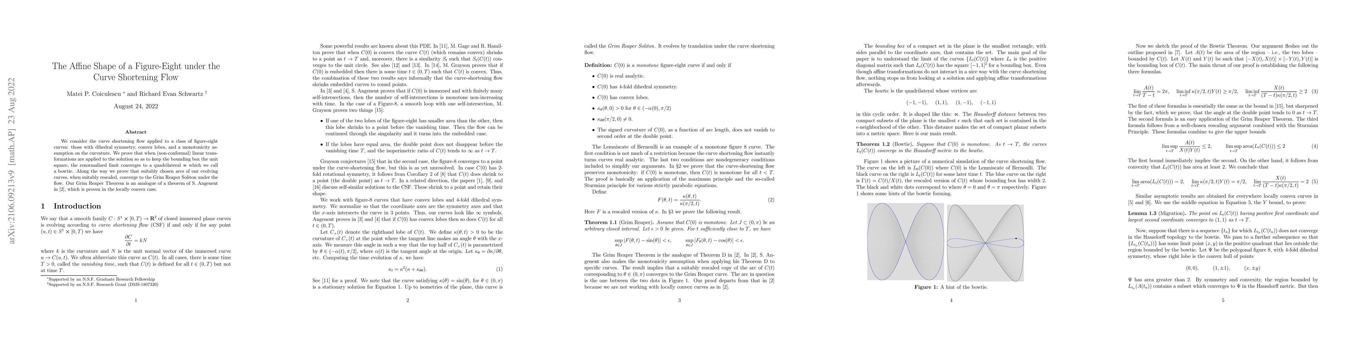 Thumbnail for The Affine Shape of a Figure-Eight under the Curve Shortening Flow
