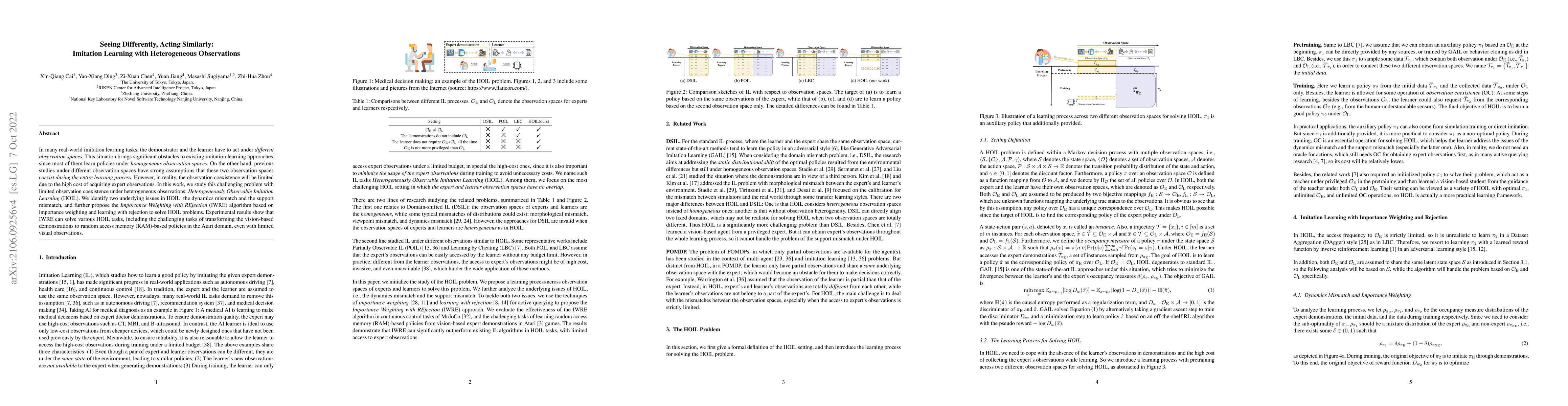 Thumbnail for Seeing Differently, Acting Similarly: Heterogeneously Observable
  Imitation Learning