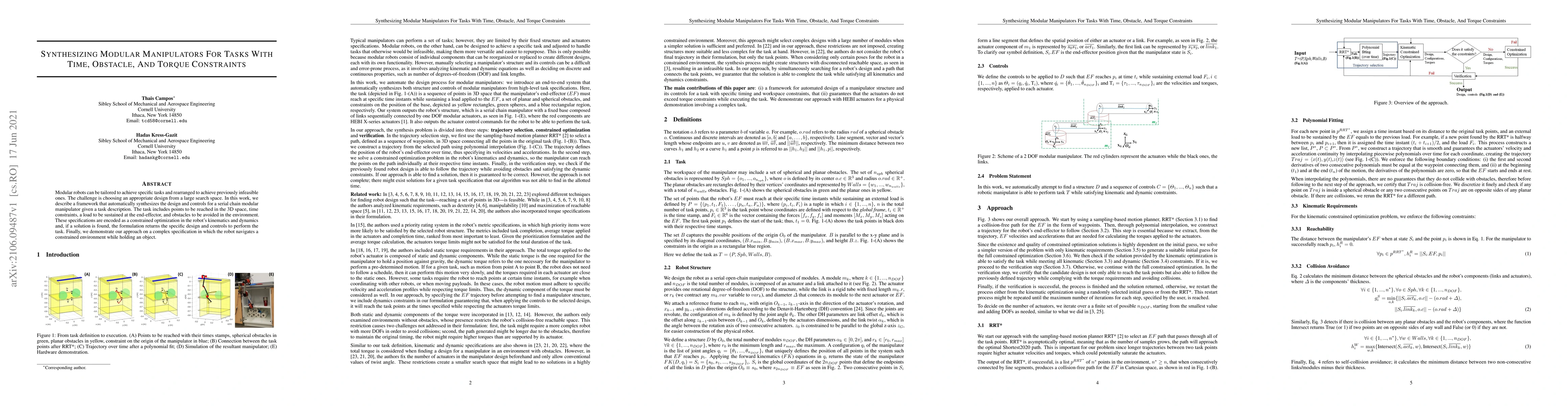 Thumbnail for Synthesizing Modular Manipulators For Tasks With Time, Obstacle, And
  Torque Constraints