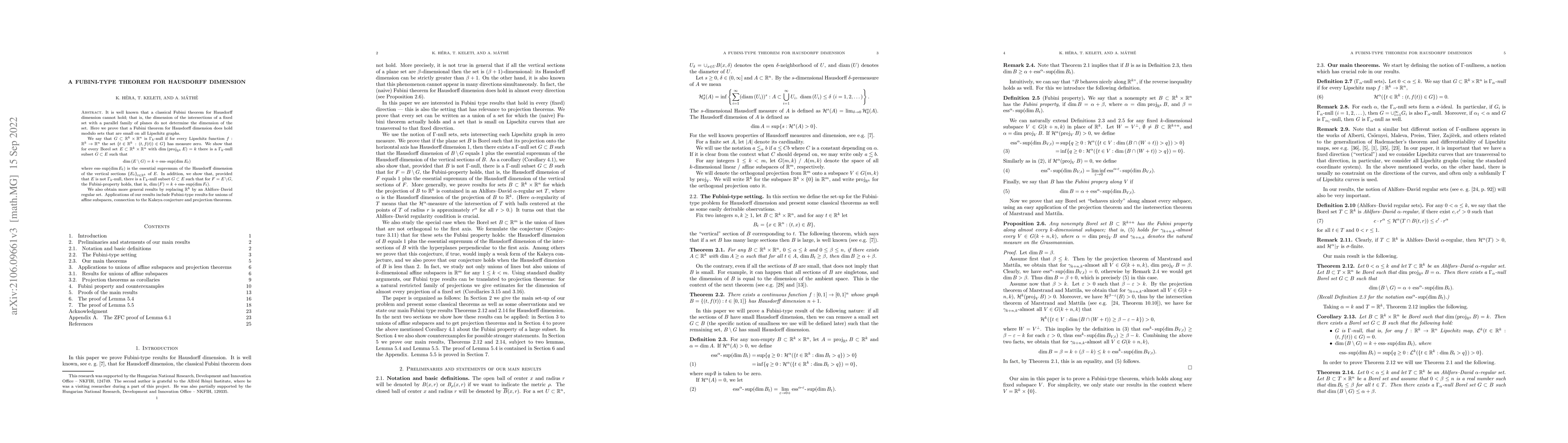 Thumbnail for A Fubini-type theorem for Hausdorff dimension