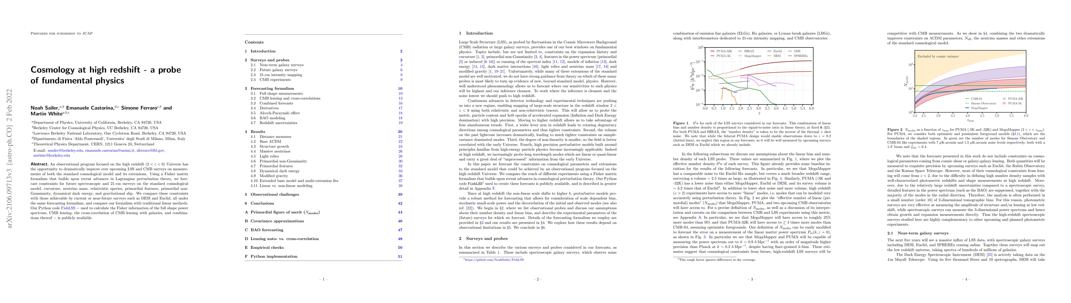Thumbnail for Cosmology at high redshift -- a probe of fundamental physics