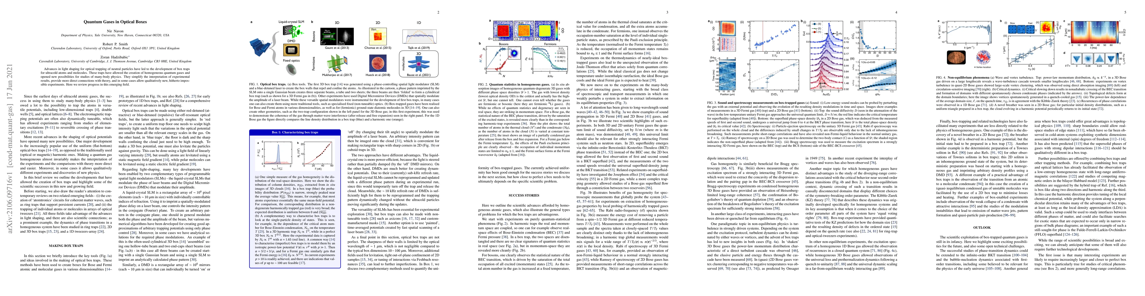 Thumbnail for Quantum Gases in Optical Boxes