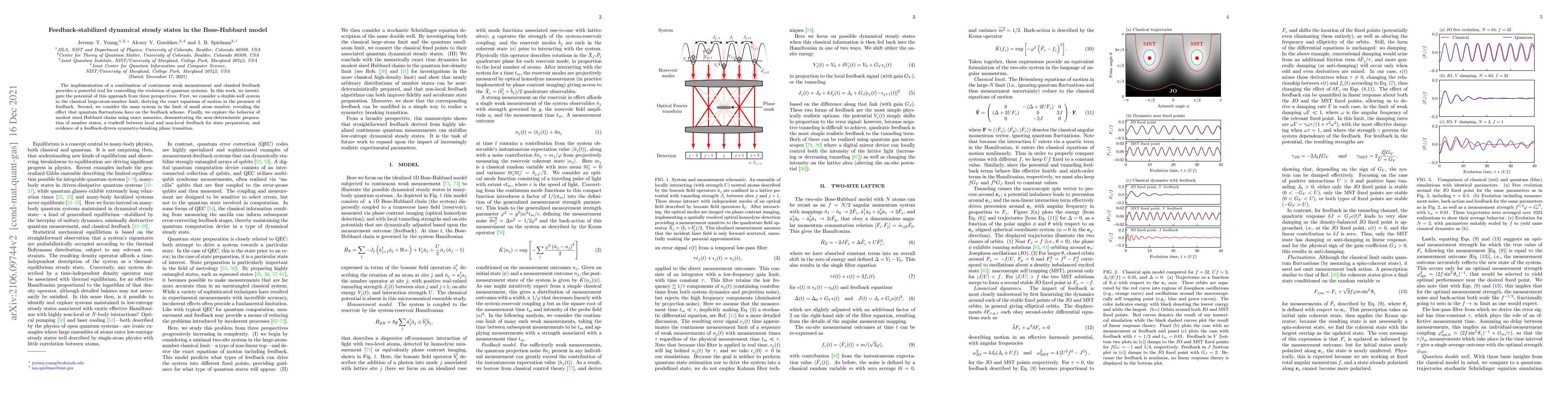 Thumbnail for Feedback-stabilized dynamical steady states in the Bose-Hubbard model