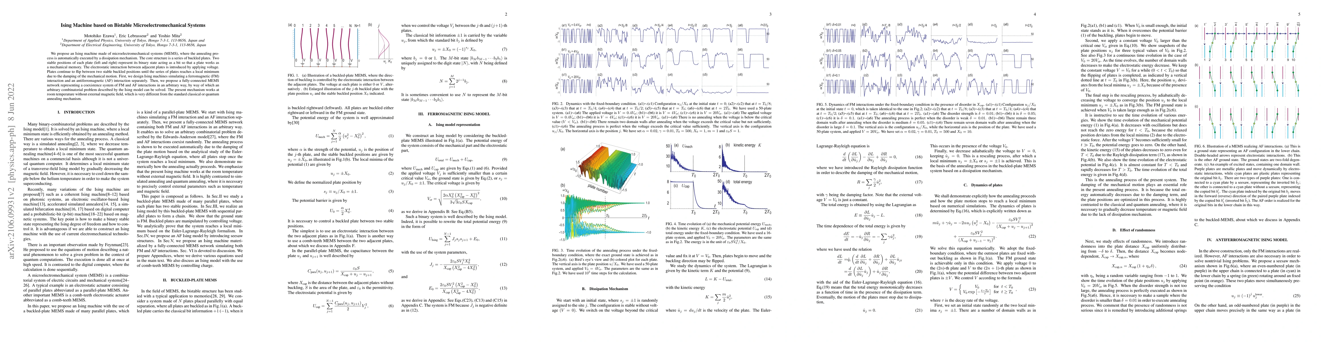 Thumbnail for Nonvolatile bistable memory and Ising machine based on
  Micro-Electro-Mechanical Systems