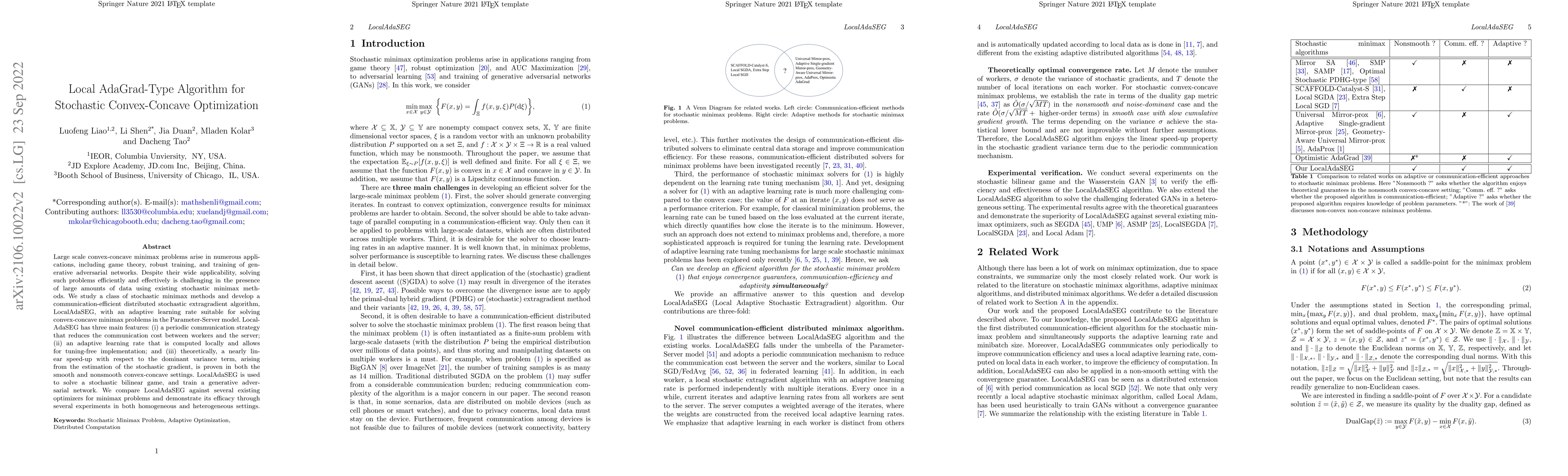 Thumbnail for Local AdaGrad-Type Algorithm for Stochastic Convex-Concave Optimization