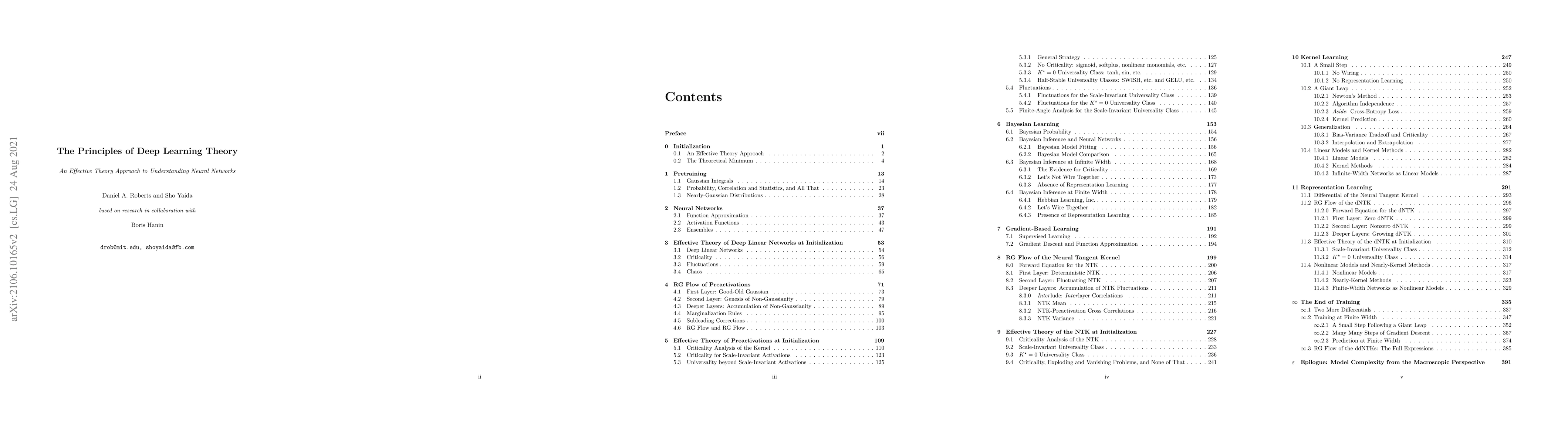 Thumbnail for The Principles of Deep Learning Theory