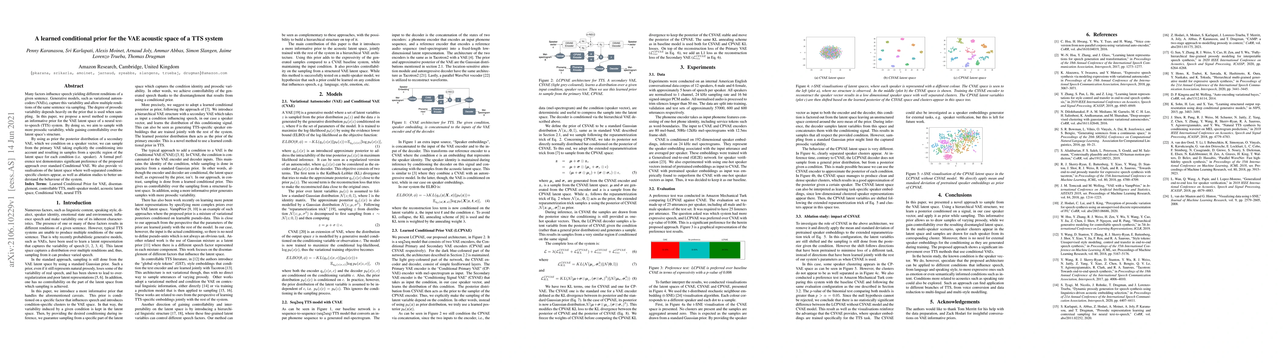 Thumbnail for A learned conditional prior for the VAE acoustic space of a TTS system