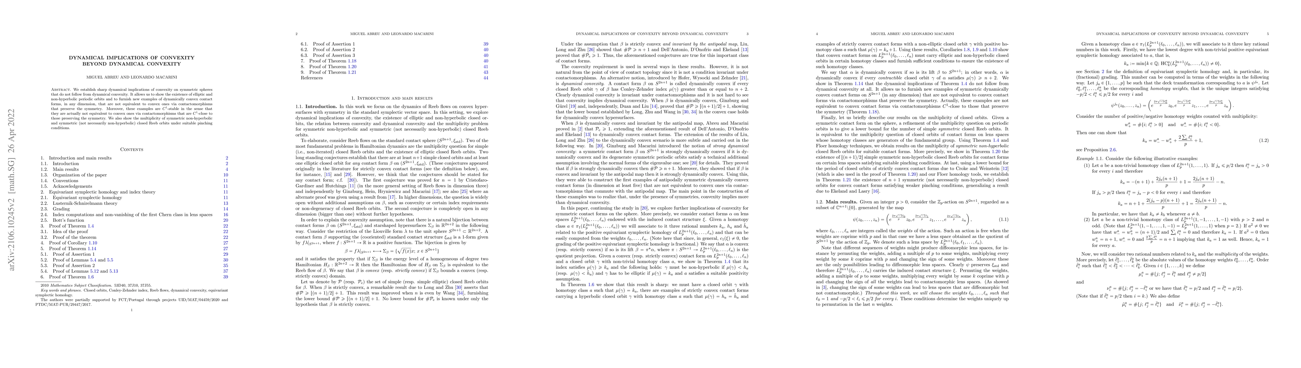 Thumbnail for Dynamical implications of convexity beyond dynamical convexity
