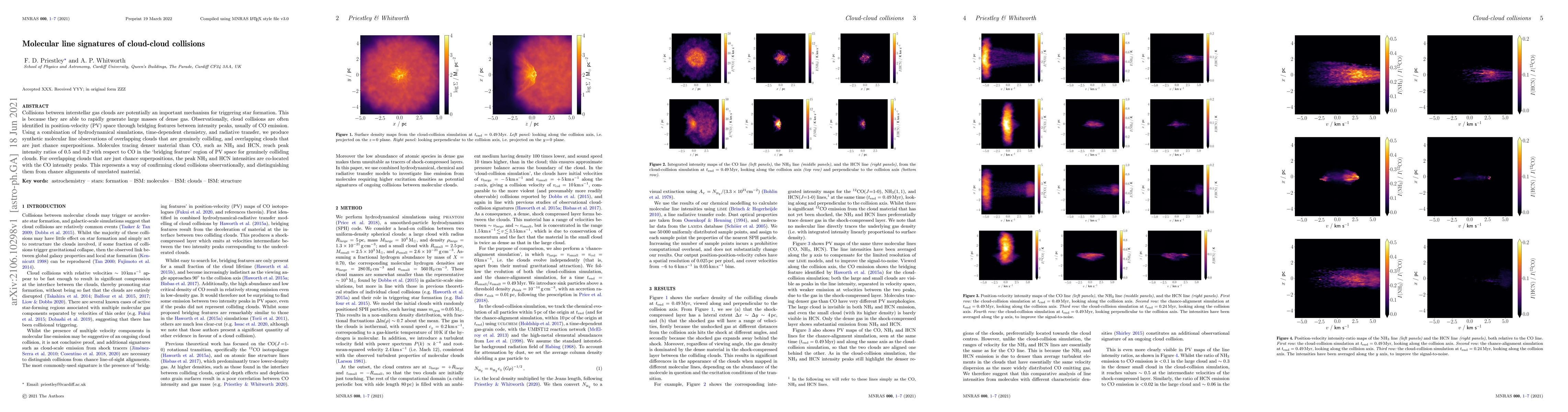 Thumbnail for Molecular line signatures of cloud-cloud collisions