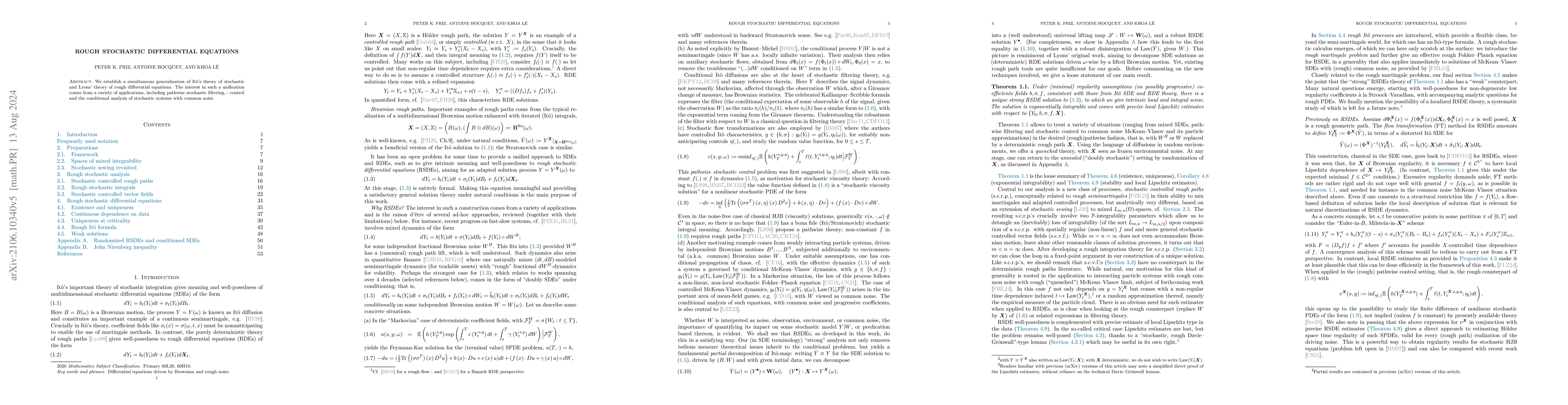 Thumbnail for Rough stochastic differential equations