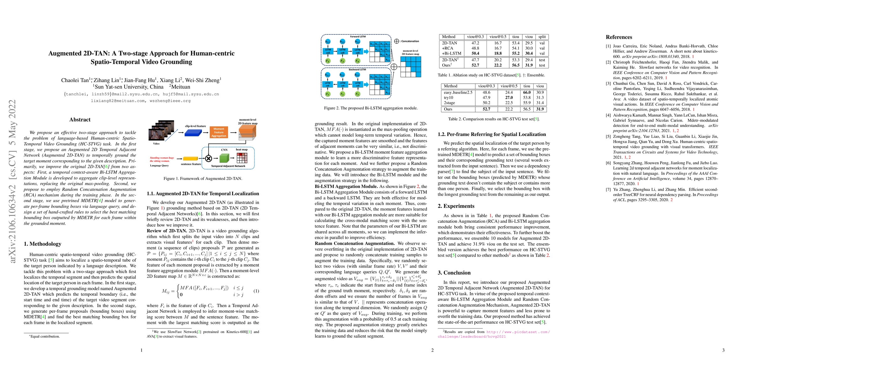 Thumbnail for Augmented 2D-TAN: A Two-stage Approach for Human-centric Spatio-Temporal
  Video Grounding
