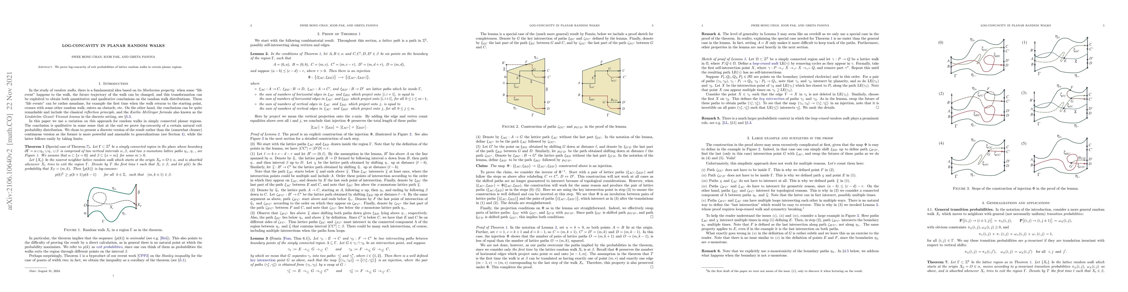 Thumbnail for Log-concavity in planar random walks