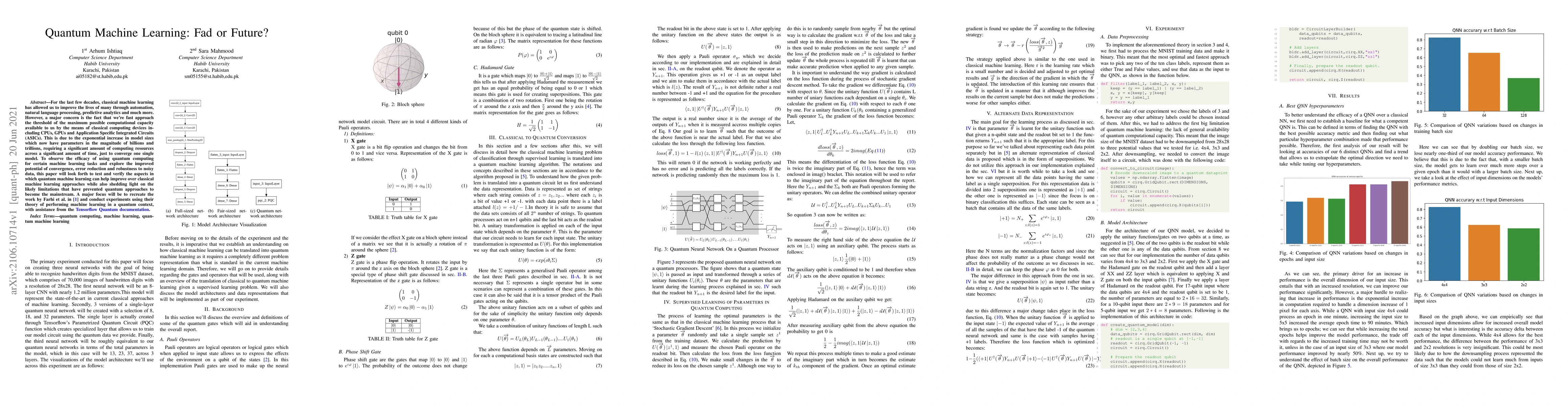 Thumbnail for Quantum Machine Learning: Fad or Future?