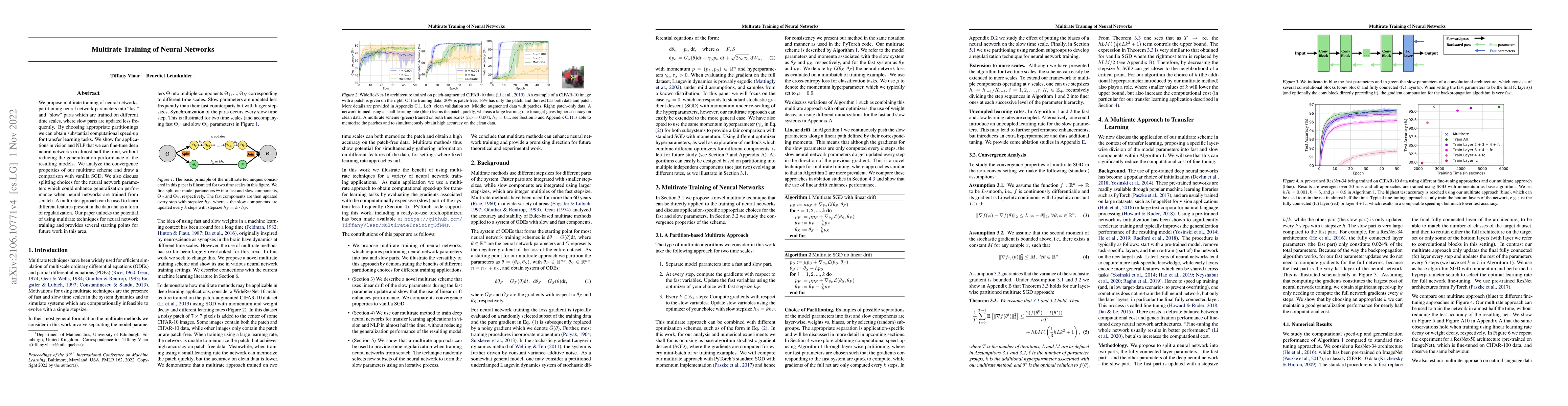 Thumbnail for Multirate Training of Neural Networks
