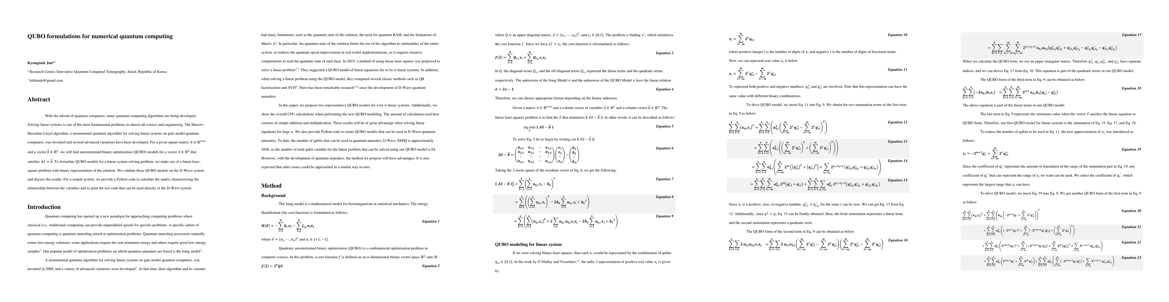 Thumbnail for QUBO formulations for numerical quantum computing