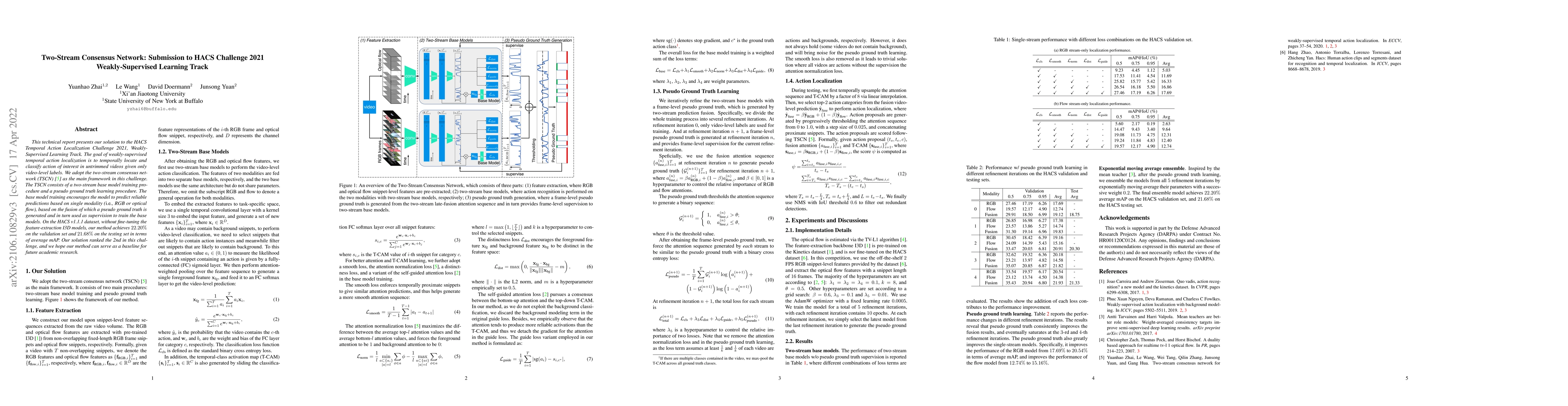 Thumbnail for Two-Stream Consensus Network: Submission to HACS Challenge 2021
  Weakly-Supervised Learning Track