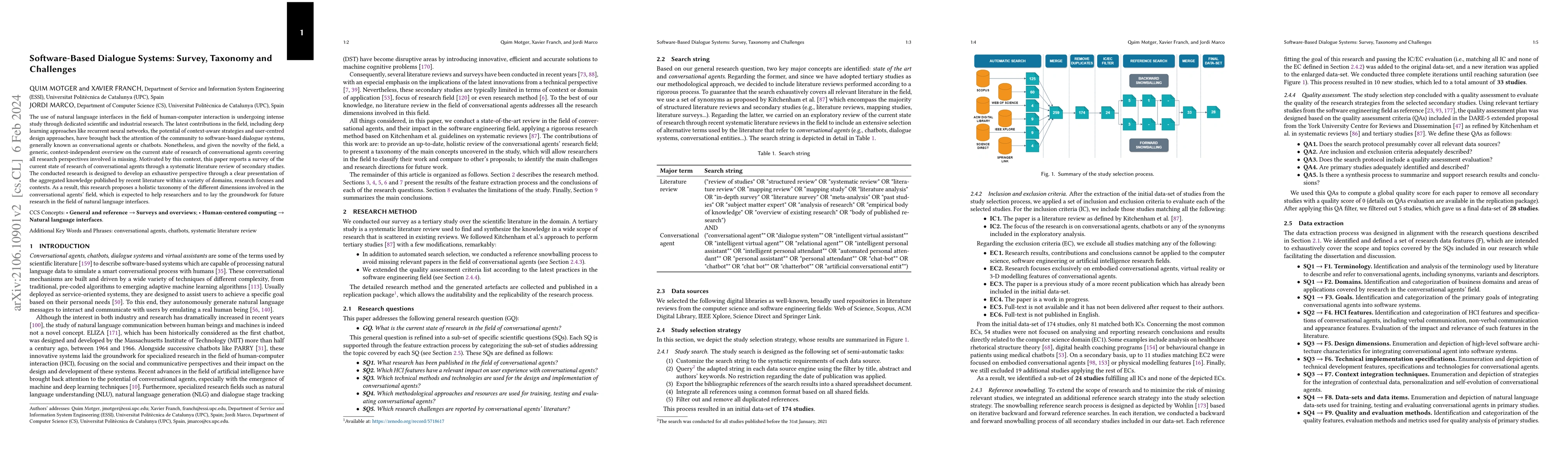 Thumbnail for Software-Based Dialogue Systems: Survey, Taxonomy and Challenges