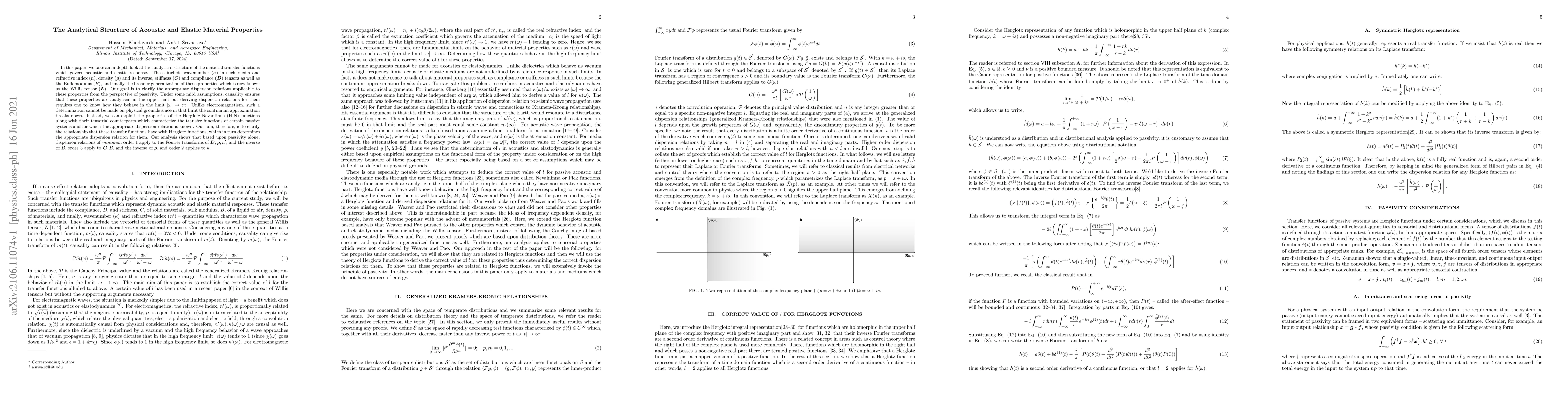 Thumbnail for The Analytical Structure of Acoustic and Elastic Material Properties