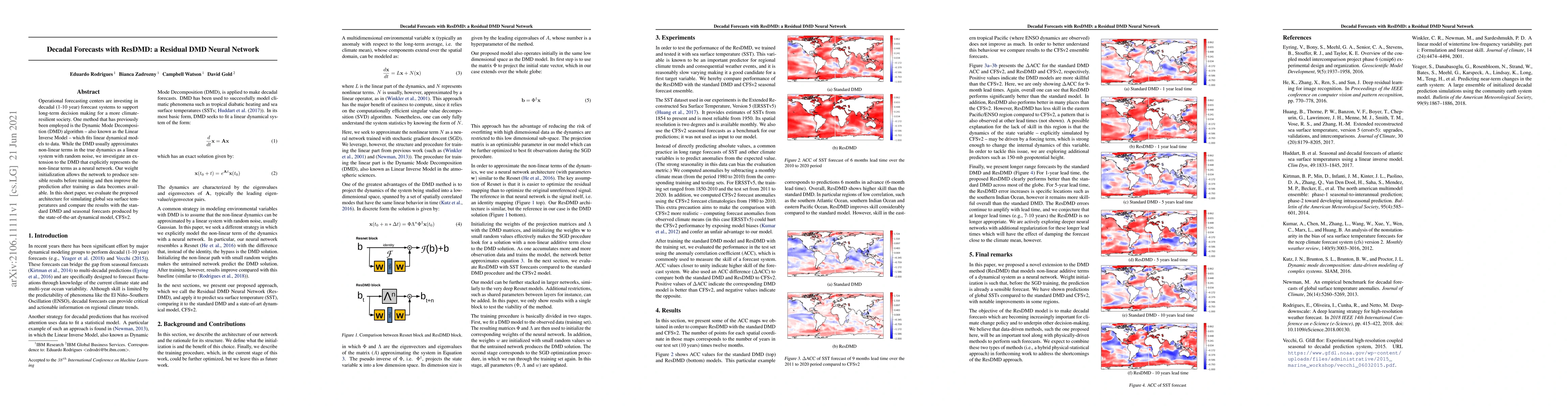 Thumbnail for Decadal Forecasts with ResDMD: a Residual DMD Neural Network