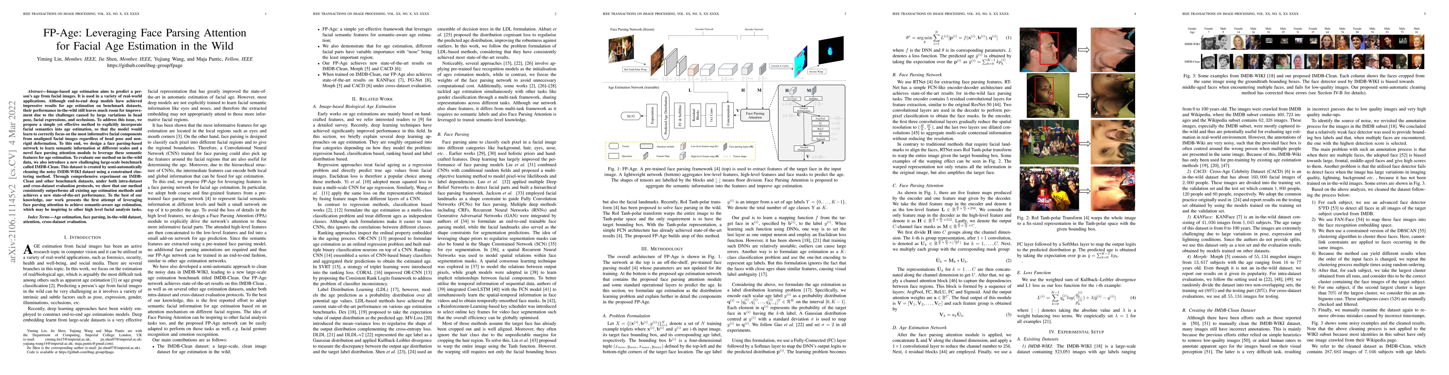Thumbnail for FP-Age: Leveraging Face Parsing Attention for Facial Age Estimation in
  the Wild
