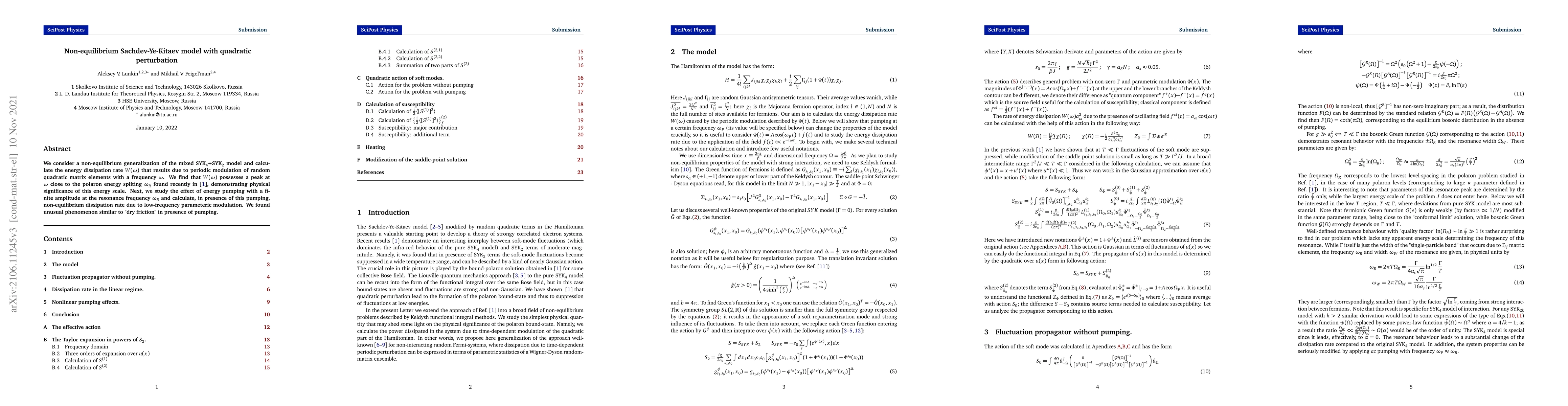 Thumbnail for Non-equilibrium Sachdev-Ye-Kitaev model with quadratic perturbation