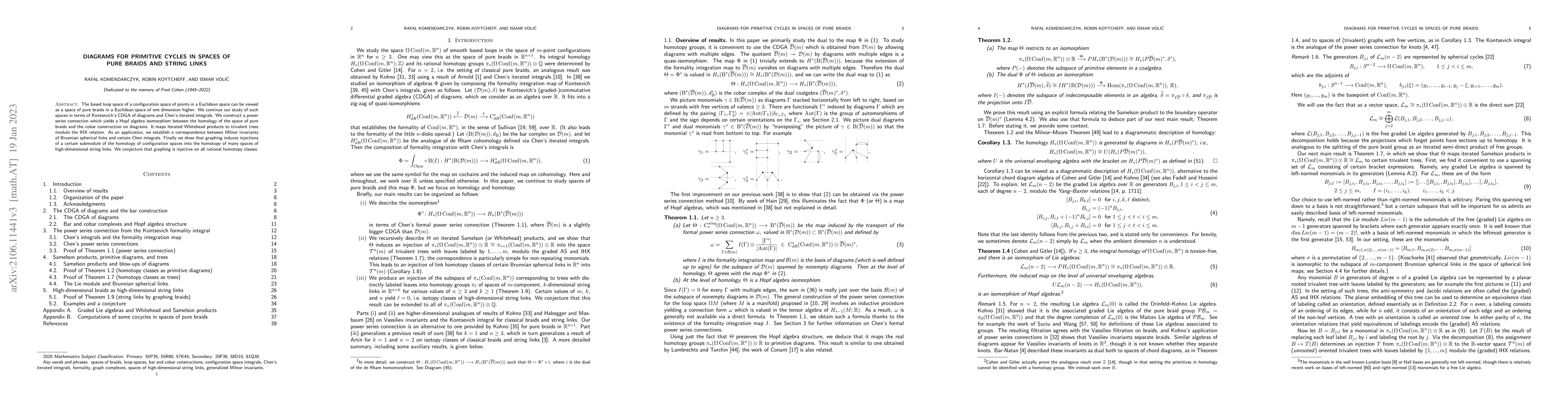 Thumbnail for Diagrams for primitive cycles in spaces of pure braids and string links