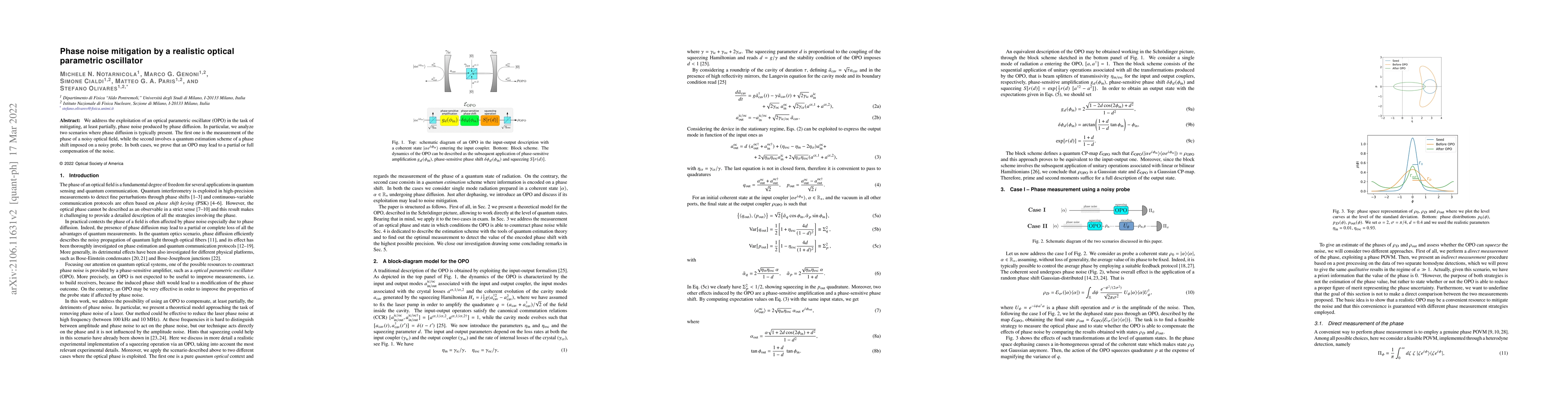 Thumbnail for Phase noise mitigation by a realistic optical parametric oscillator