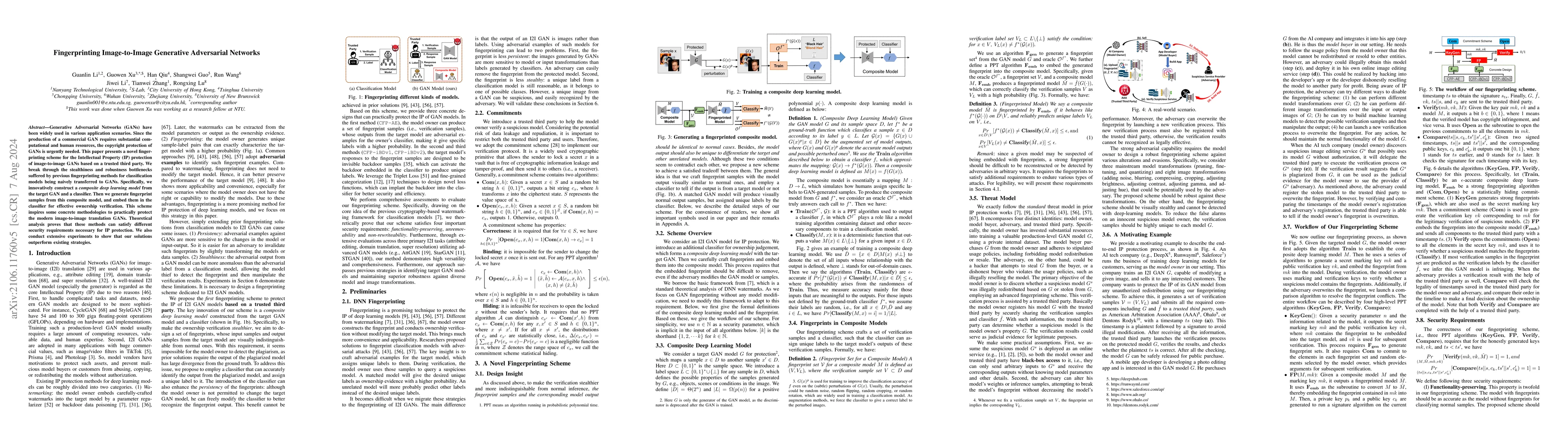 Thumbnail for Fingerprinting Image-to-Image Generative Adversarial Networks