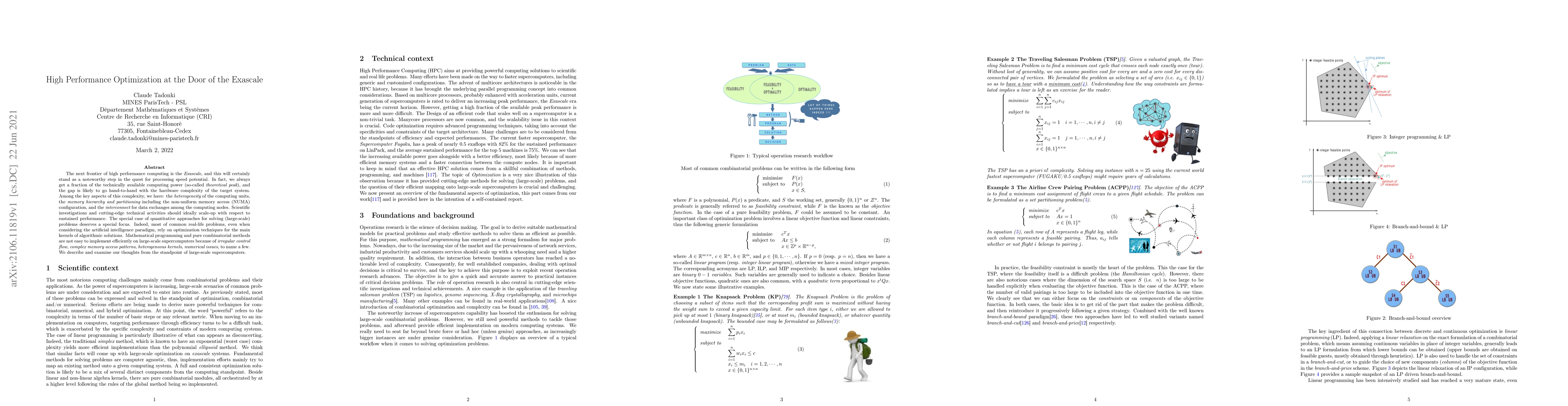 Thumbnail for High Performance Optimization at the Door of the Exascale