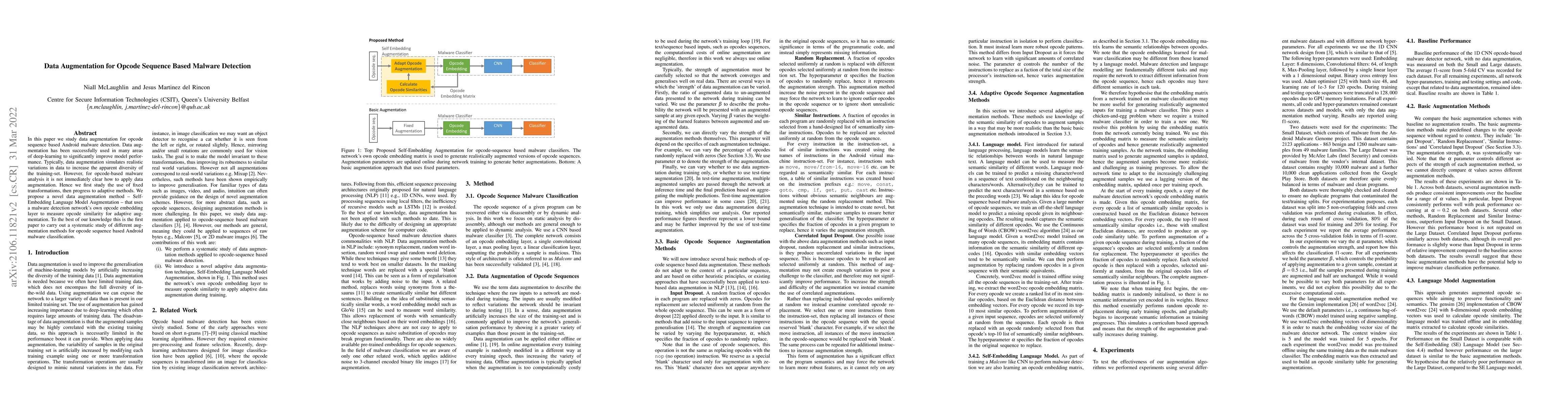 Thumbnail for Data Augmentation for Opcode Sequence Based Malware Detection