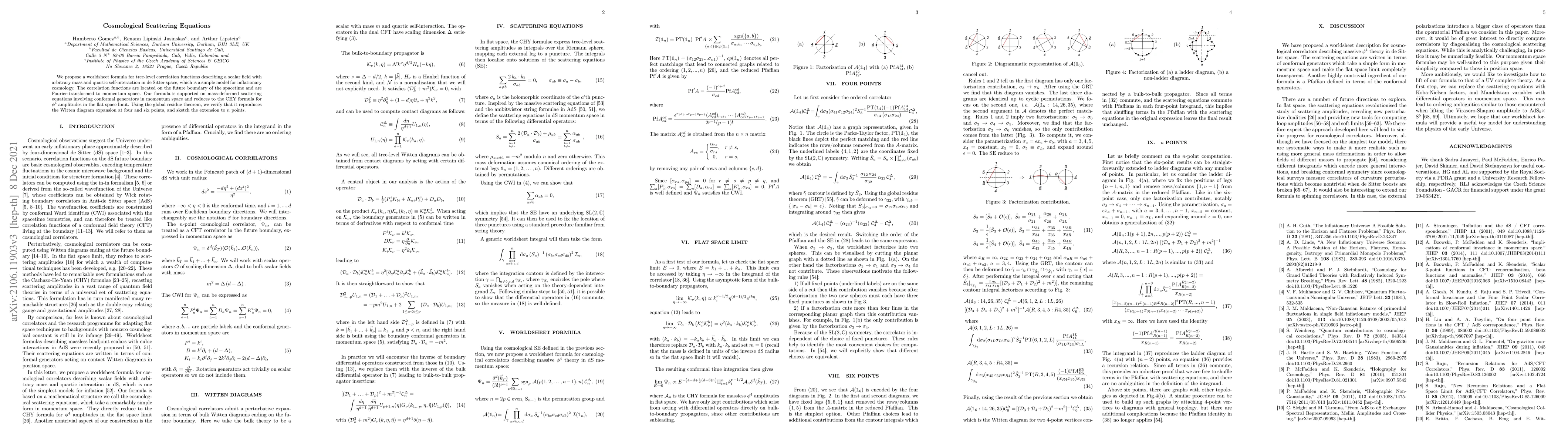 Thumbnail for Cosmological Scattering Equations