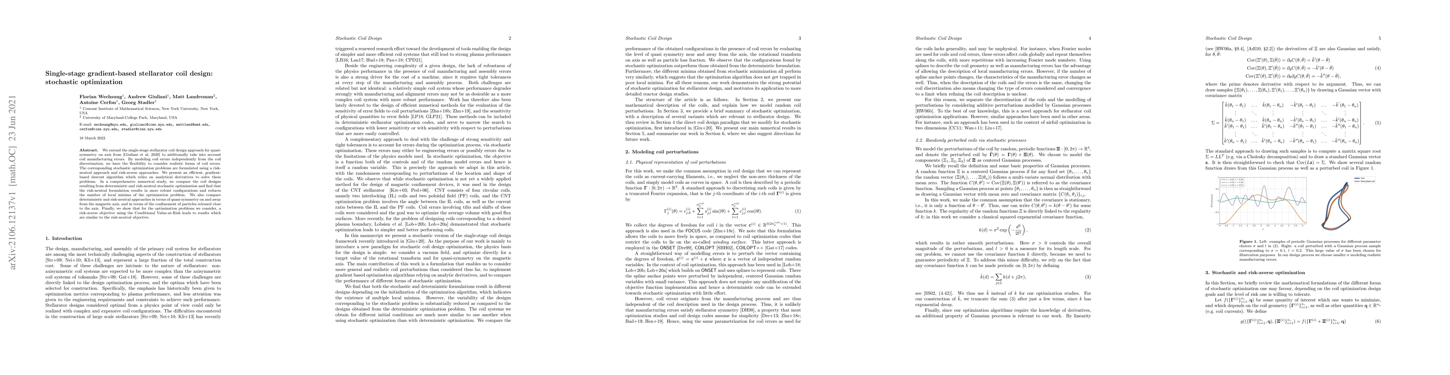Thumbnail for Single-stage gradient-based stellarator coil design: stochastic
  optimization