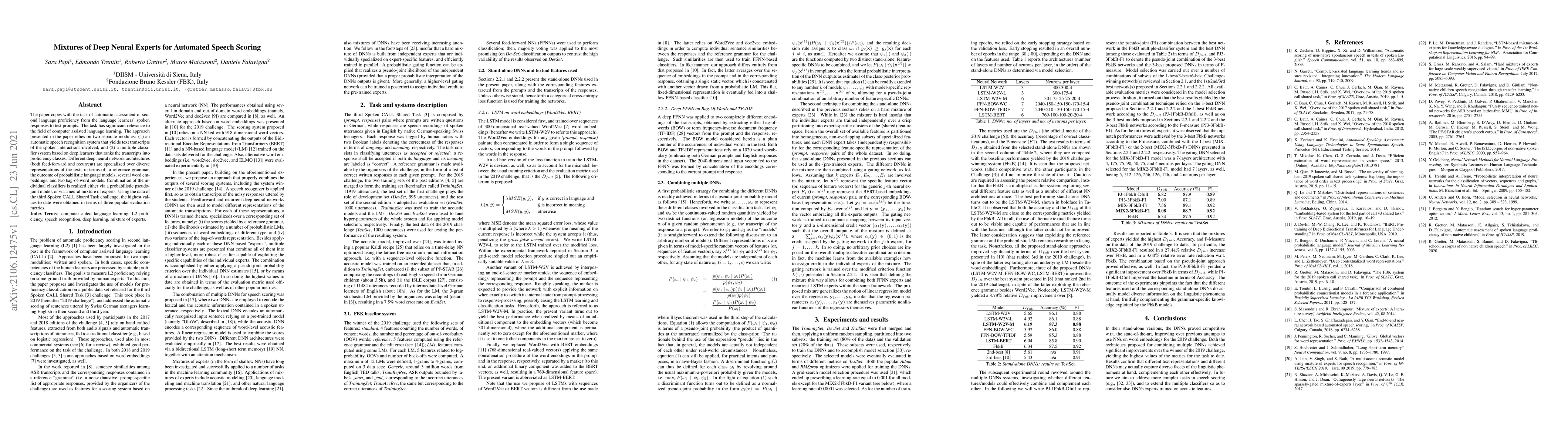 Thumbnail for Mixtures of Deep Neural Experts for Automated Speech Scoring