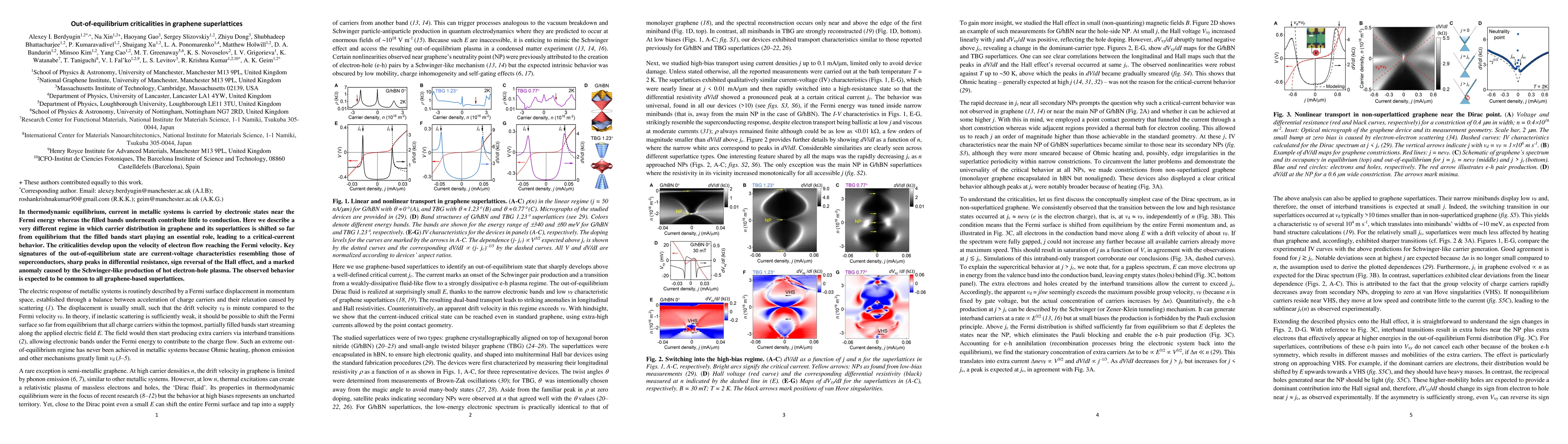 Thumbnail for Out-of-equilibrium criticalities in graphene superlattices
