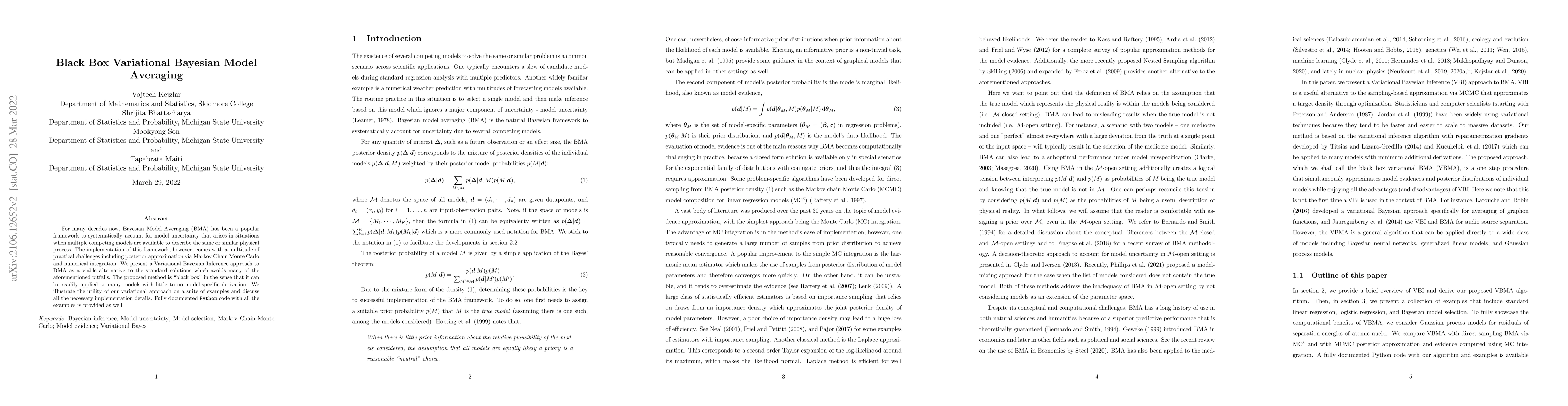 Thumbnail for Black Box Variational Bayesian Model Averaging