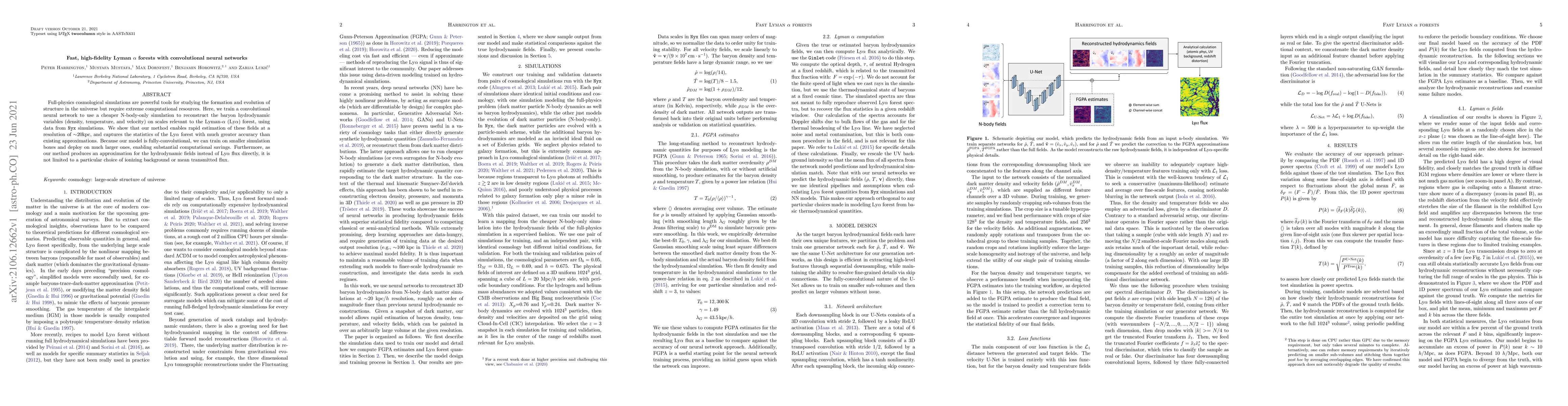 Thumbnail for Fast, high-fidelity Lyman $\alpha$ forests with convolutional neural
  networks