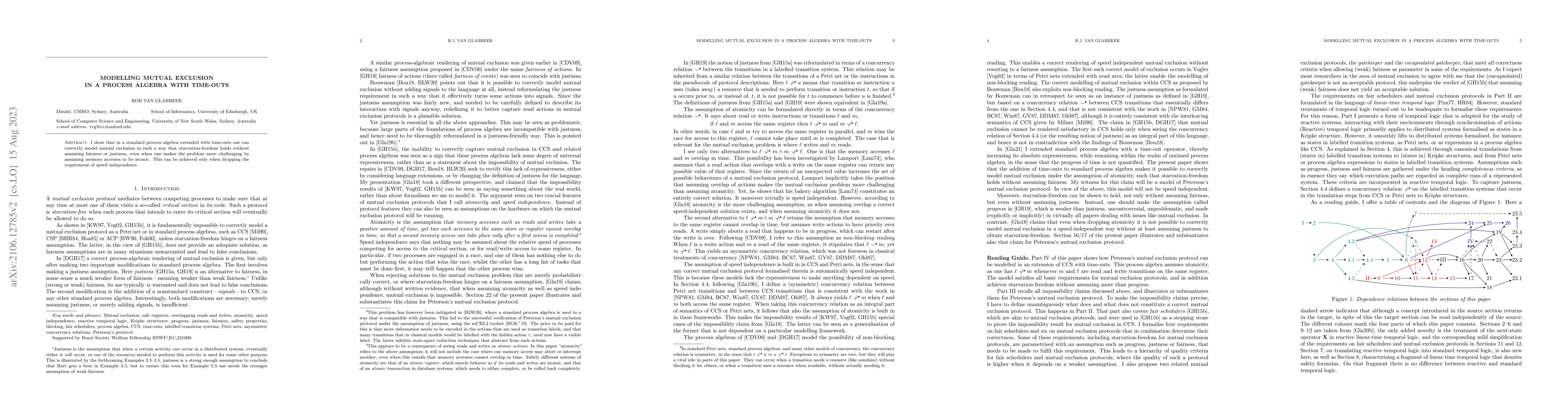 Thumbnail for Modelling Mutual Exclusion in a Process Algebra with Time-outs