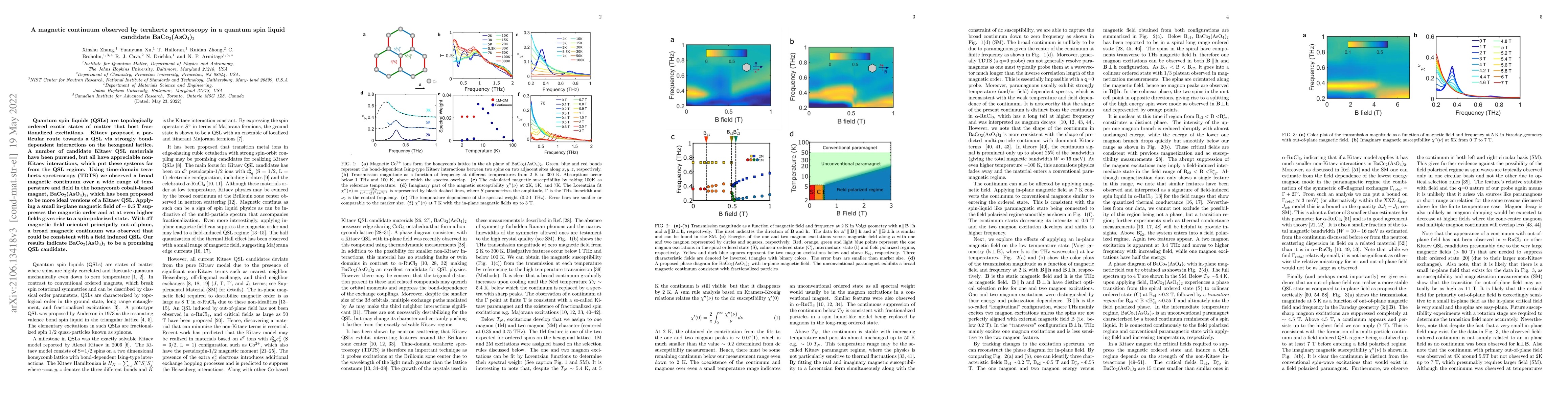 Thumbnail for A magnetic continuum observed by terahertz spectroscopy in a quantum
  spin liquid candidate BaCo$_2$(AsO$_4$)$_2$