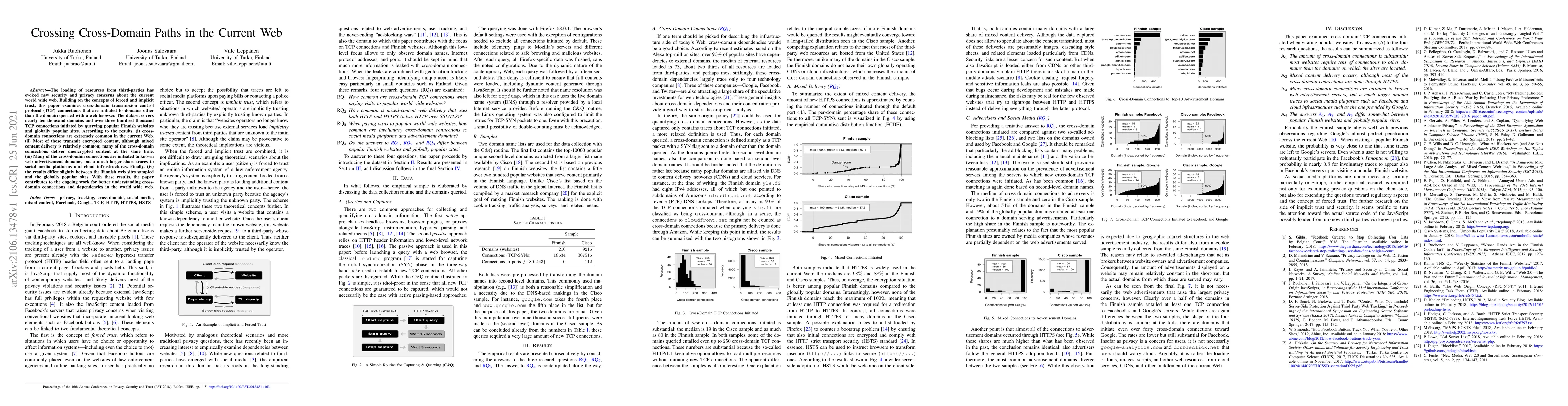 Thumbnail for Crossing Cross-Domain Paths in the Current Web