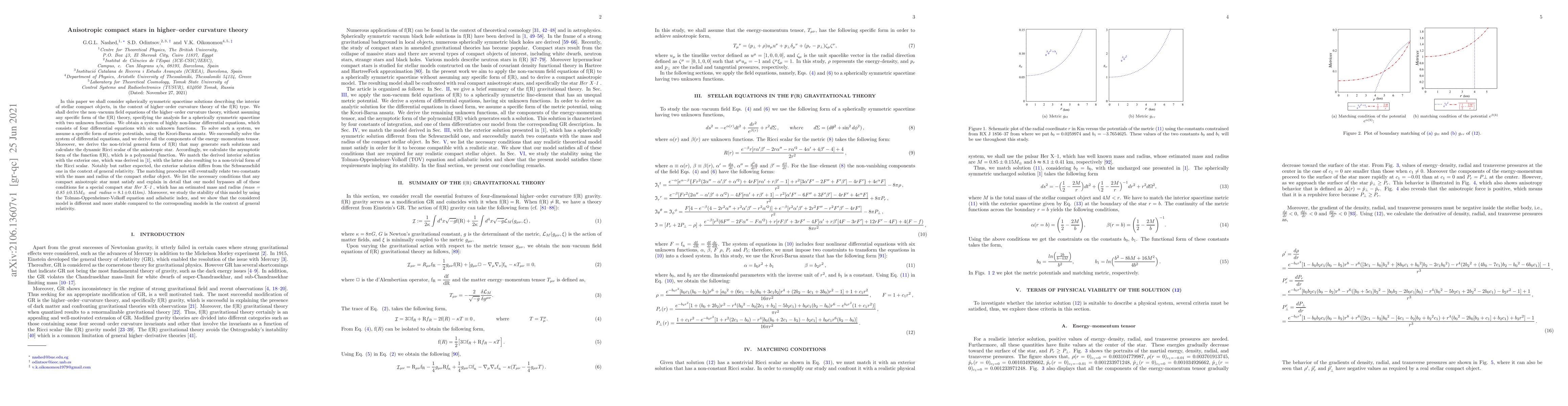 Thumbnail for Anisotropic compact stars in higher-order curvature theory